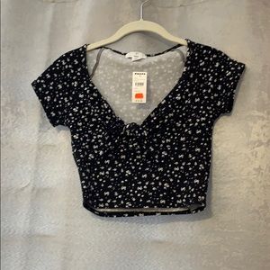 Floral crop top